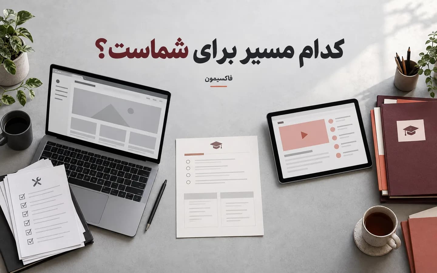 دو شیوهٔ کار با سایت شخصی و سرویس آموزشی در یک میز مقایسهٔ واقعی